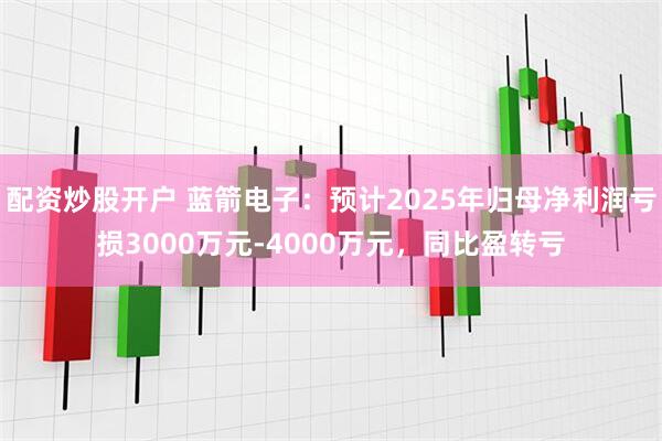 配资炒股开户 蓝箭电子：预计2025年归母净利润亏损3000万元-4000万元，同比盈转亏